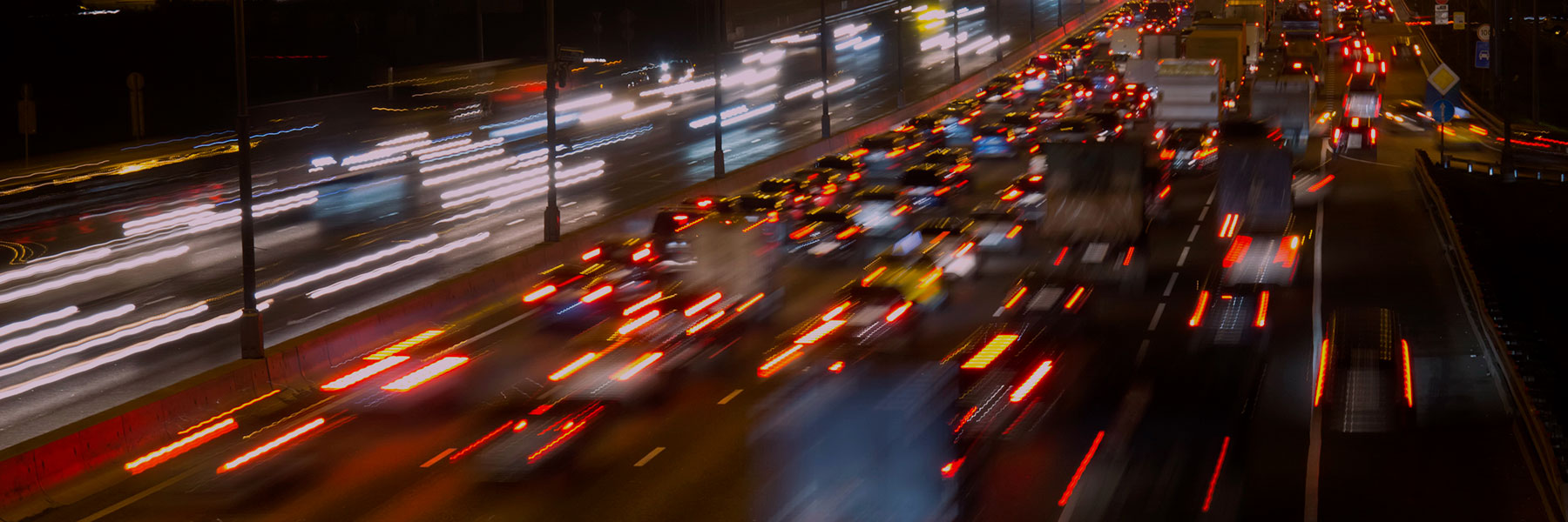 freeway at night